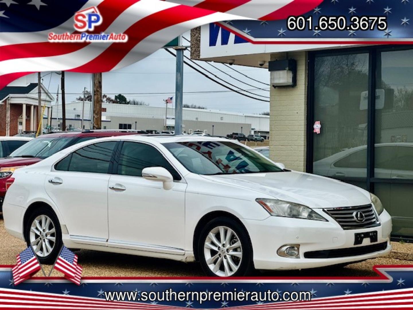 2011 WHITE LEXUS ES 350 BASE (JTHBK1EG3B2) , located at 922 W. Beacon St., Philadelphia, MS, 39350, (601) 650-3675, 32.770447, -89.127151 - Photo#0